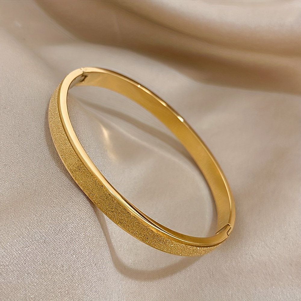 Stainless Steel Bracelet Bangle Waterproof Cuff Bracelet
